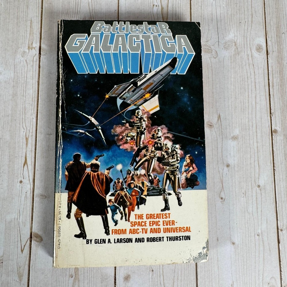 Battlestar Galactica Larson Thurston 1978 Berkley Edition Sci-Fi Novel Paperback